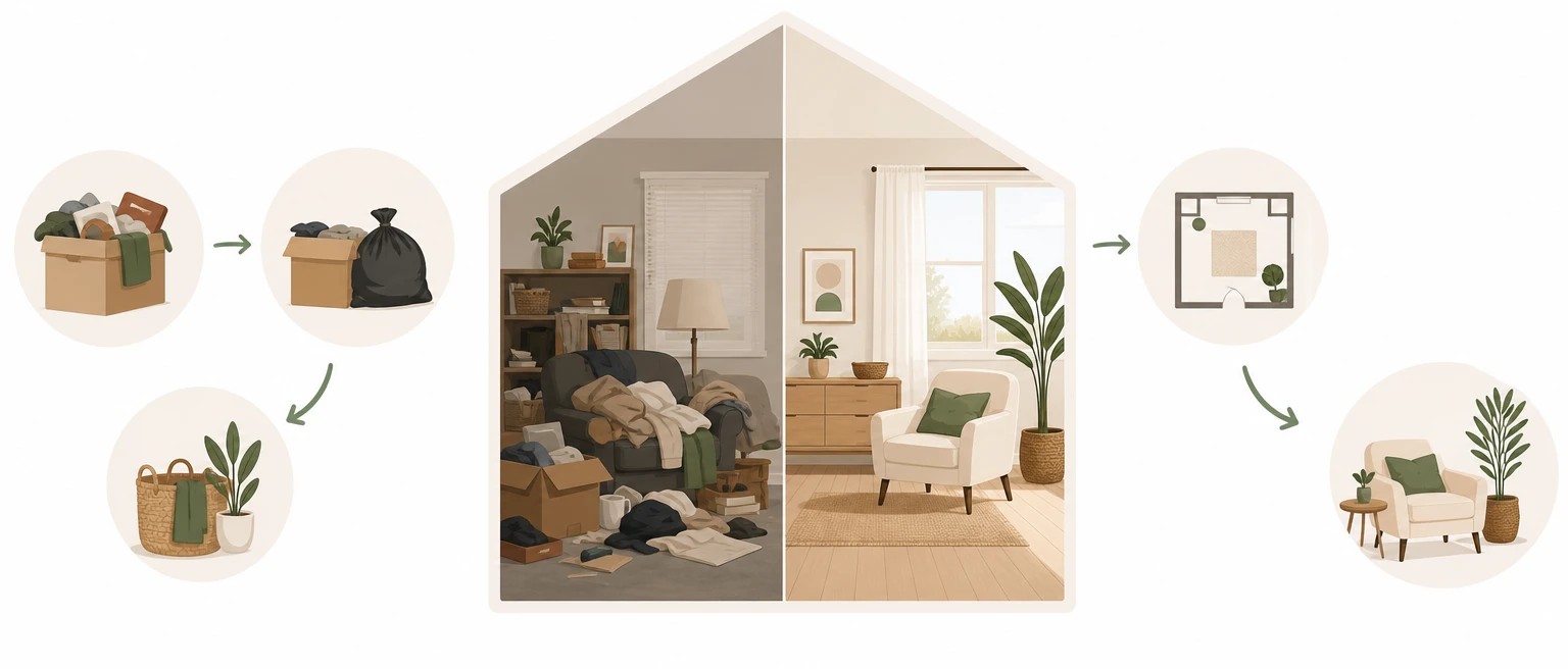 How to Declutter One Room at a Time: A Step-by-Step Strategy